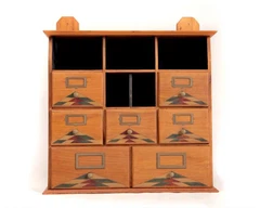 Retro - málað skraut daglega nauðsynjar